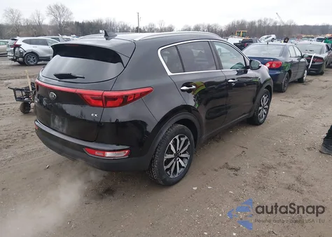 2017 Kia Sportage Ex z USA, uszkodzony, nr VIN KNDPNCAC1H7277821